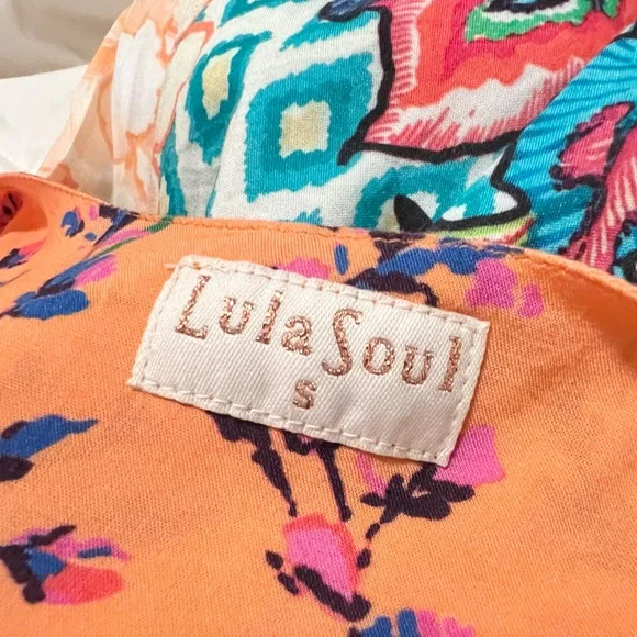 Lula Soul Floral Patchwork Sleeveless Maxi Dress Boho Tiered Sundress - Picture 12 of 15